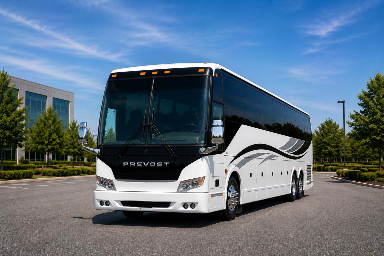 Charter bus rental in Greece, NY
